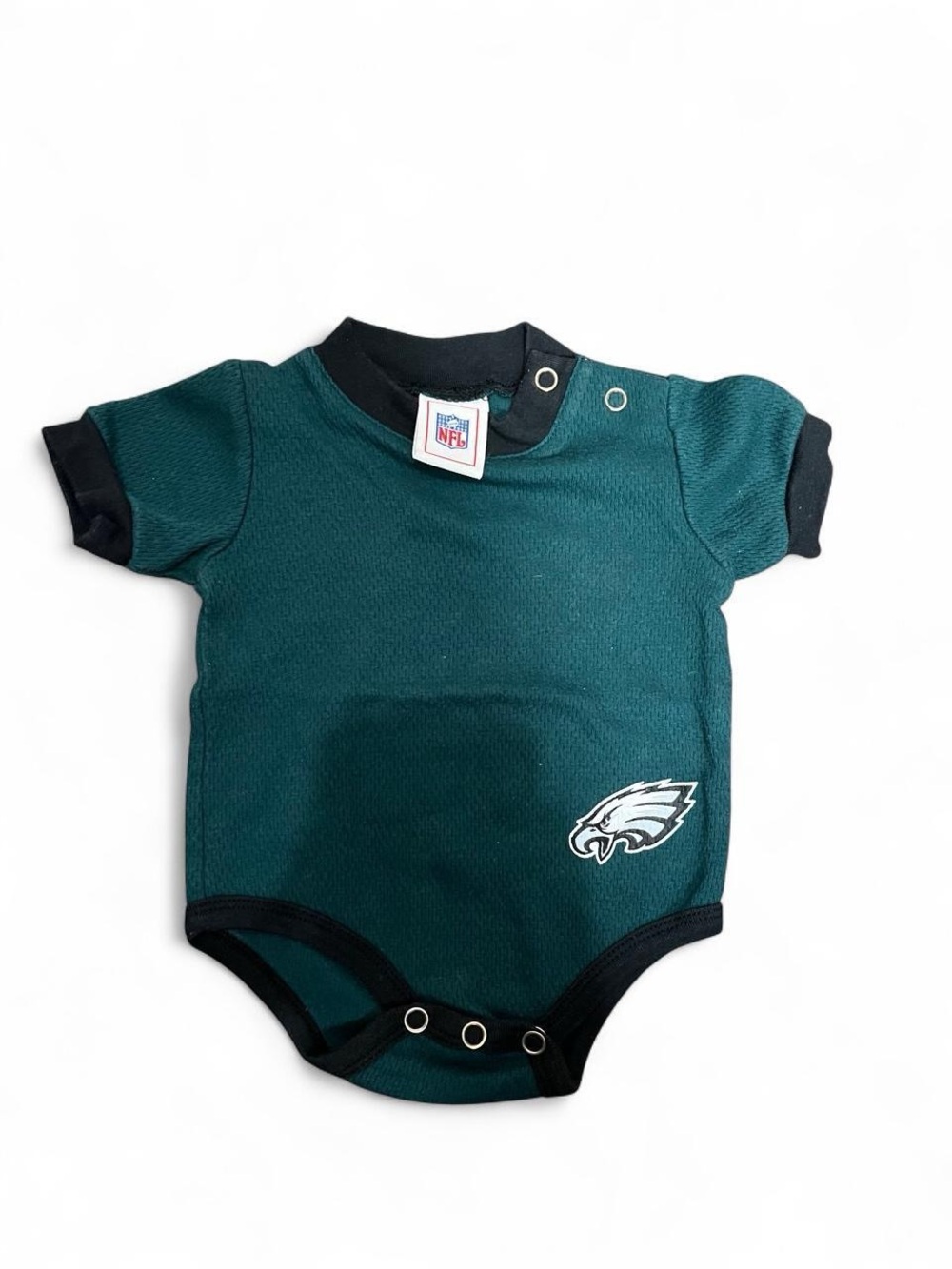 Philadelphia Eagles NFL Baby Jersey Bodysuit Green 3-6 Months Football EUC